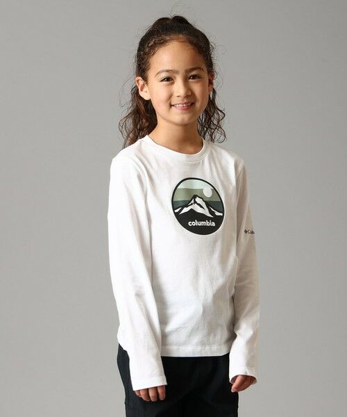 Columbia / コロンビア Tシャツ | Columbia/ ドブソンパスロングスリーブグラフィックTシャツ /コロンビア(White Circular Scene)