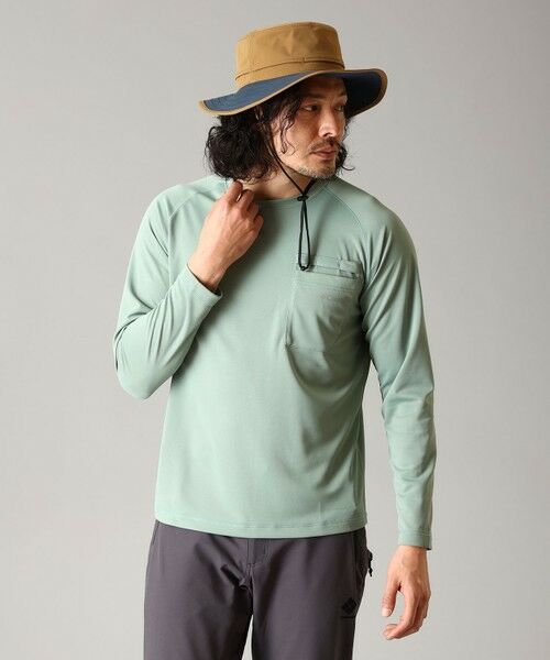 Columbia / コロンビア Tシャツ | Columbia/ マウンテンズアーコーリングロングスリーブTシャツ /コロンビア(Light Lichen)