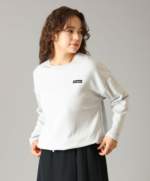 Columbia / コロンビア Tシャツ | Columbia/ ウィメンズシャイニングフォレストロングスリーブクルー /コロンビア(Nimbus Grey)