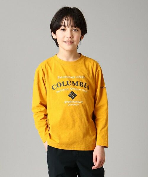Columbia / コロンビア Tシャツ | Columbia/ キッズアイテム/ ユースライトキャニオングラフィックロングスリーブTシャツ /コロンビア(Squash)