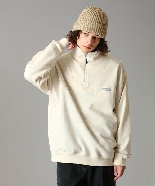 Columbia / コロンビア スウェット | Columbia/ フレミングベイハーフジップ /コロンビア（Chalk）