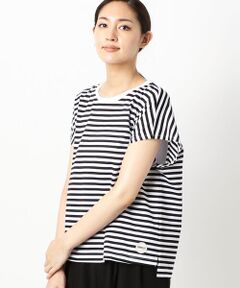 〔TALLサイズ〕ボーダー 丸首Ｔシャツ