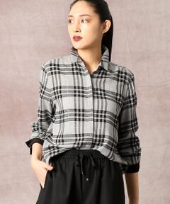 COMME CA COMFORT / コムサ・コンフォート（Lサイズ） シャツ・ブラウス | モールチェック シャツ