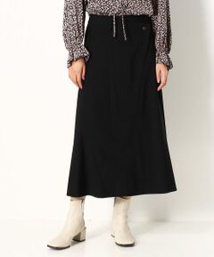 COMME CA COMFORT / コムサ・コンフォート（Lサイズ） ロング・マキシ丈スカート | 〔TALLサイズ〕デニム柄ハイテンションプリント ロングスカート