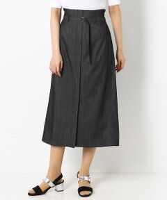 COMME CA COMFORT / コムサ・コンフォート（Lサイズ） ロング・マキシ丈スカート | 〔TALLサイズ〕ハイウエスト セミタイトスカート