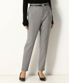 COMME CA COMFORT / コムサ・コンフォート（Lサイズ） チノ・ワークパンツ | 〔TALLサイズ〕ガンクラブチェック柄 裏起毛 パンツ