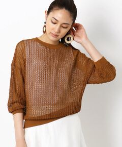 COMME CA COMFORT / コムサ・コンフォート（Lサイズ） ニット・セーター | 〔TALLサイズ〕ドロップショルダー レイヤードニットプルオーバー