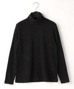 COMME CA COMFORT / コムサ・コンフォート（Lサイズ） カットソー | 〔TALLサイズ〕リブニット ハイネックプルオーバー