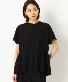 〔TALLサイズ〕ヴィンテージストレッチシフォン ブラウス