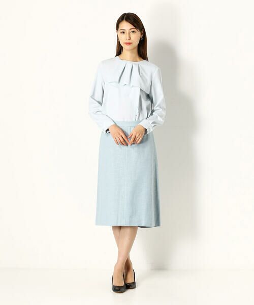 COMME CA COMFORT / コムサ・コンフォート（Lサイズ） ミニ・ひざ丈スカート | 〔TALLサイズ〕【セットアップ対応】ツイードスカート | 詳細15