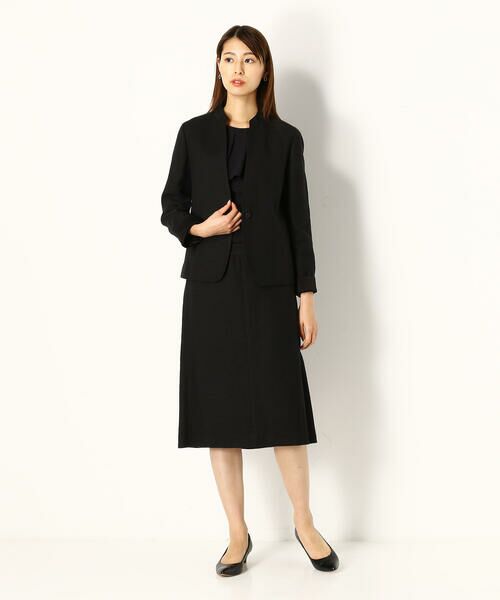 COMME CA COMFORT / コムサ・コンフォート（Lサイズ） ノーカラージャケット | 〔TALLサイズ〕【セットアップ対応】ツイード ジャケット | 詳細12