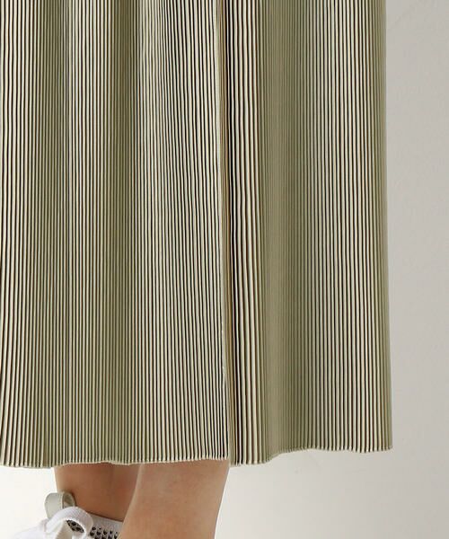 COMME CA COMFORT / コムサ・コンフォート（Lサイズ） ロング・マキシ丈スカート | 2mm幅 細プリーツスカート | 詳細3
