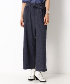 COMME CA COMFORT / コムサ・コンフォート（Lサイズ） その他パンツ | 〔PLUSサイズ〕【洗える】デニム調ワイドパンツ