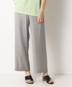 COMME CA COMFORT / コムサ・コンフォート（Lサイズ） その他パンツ | 〔+サイズ〕ナチュラル合繊 ワイドパンツ