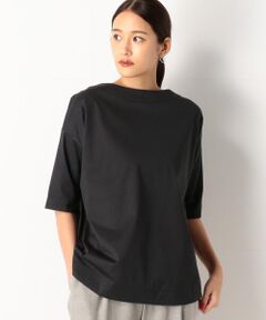 〔+サイズ〕六分袖 Ｔシャツ