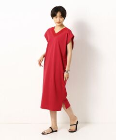 COMME CA COMFORT / コムサ・コンフォート（Lサイズ） ドレス | 〔TALLサイズ〕【セットアップ対応】ＴＣポンチ ワンピース