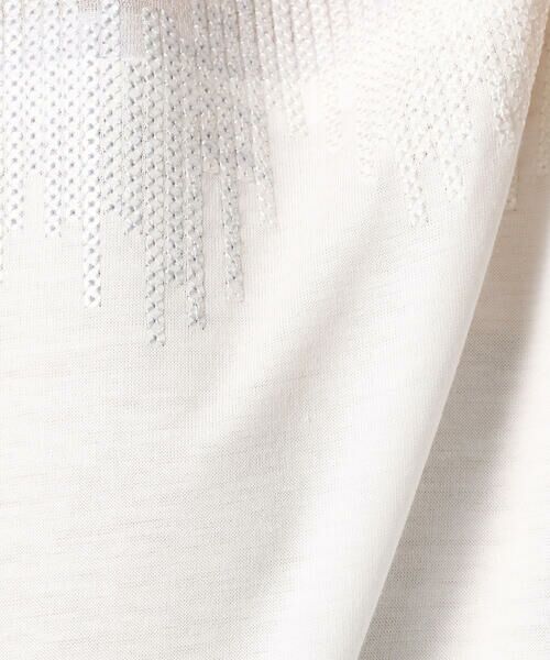 COMME CA COMFORT / コムサ・コンフォート（Lサイズ） Tシャツ | 〔TALLサイズ〕スパンコール刺繍 フレンチスリーブＴシャツ | 詳細3