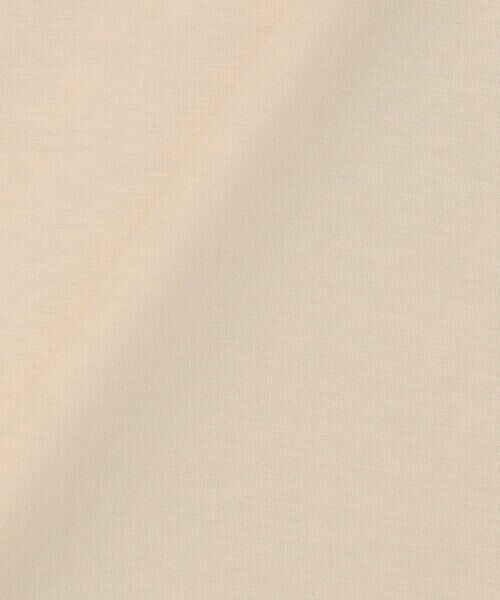 COMME CA COMFORT / コムサ・コンフォート（Lサイズ） カットソー | 〔+サイズ〕【洗える】ハイゲージポンチ 福寿草プリント＆ボールチェーン刺繍 | 詳細13