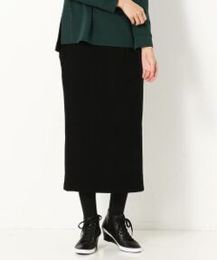 COMME CA COMFORT / コムサ・コンフォート（Lサイズ） ロング・マキシ丈スカート | 〔+サイズ〕【セットアップ対応】ニットコール タイトスカート