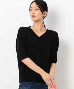 COMME CA COMFORT / コムサ・コンフォート（Lサイズ） ニット・セーター | 〔TALLサイズ〕ミラノリブ Ｖネックニットプルオーバー