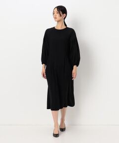 COMME CA COMFORT / コムサ・コンフォート（Lサイズ） ドレス | 〔TALLサイズ〕バックサテン梨地 ストレッチドレス