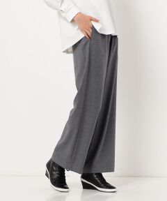 COMME CA COMFORT / コムサ・コンフォート（Lサイズ） その他パンツ | 〔+サイズ〕【洗える】ウールサージ ワイドパンツ