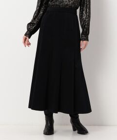 COMME CA COMFORT / コムサ・コンフォート（Lサイズ） ロング・マキシ丈スカート | 〔TALLサイズ〕スエード調ストレッチサテン マーメイドスカート