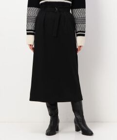 COMME CA COMFORT / コムサ・コンフォート（Lサイズ） ロング・マキシ丈スカート | 〔 TALLサイズ 〕 ウールポンチ タイトスカート