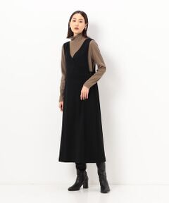 COMME CA COMFORT / コムサ・コンフォート（Lサイズ） ロング・マキシ丈スカート | 〔 TALLサイズ 〕 ウールポンチ ジャンスカ