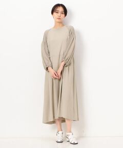 〔 TALLサイズ 〕 バックサテン梨地ストレッチ ドレス