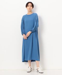 〔 TALLサイズ 〕 バックサテン梨地ストレッチ ドレス