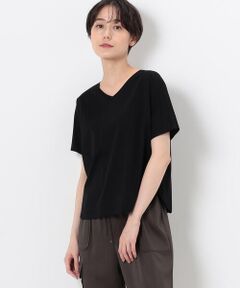 COMME CA COMFORT / コムサ・コンフォート（Lサイズ） Tシャツ | 〔 TALLサイズ 〕 【前後２ＷＡＹ】コットンプレミアムスムース ベーシックＴシャツ