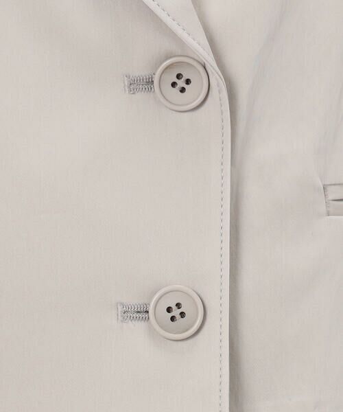 COMME CA COMFORT / コムサ・コンフォート（Lサイズ） テーラードジャケット | 〔 TALLサイズ 〕 キュプラストレッチサテン クロップドジャケット | 詳細14