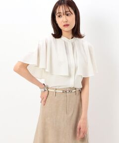 〔 TALLサイズ 〕 ヴィンテージストレッチシフォンブブラウス