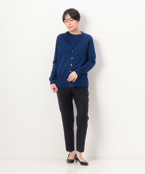 COMME CA COMFORT / コムサ・コンフォート（Lサイズ） セットアップ | 〔 TALLサイズ 〕 【セットアップ対応】ウールストライプ パンツ | 詳細15