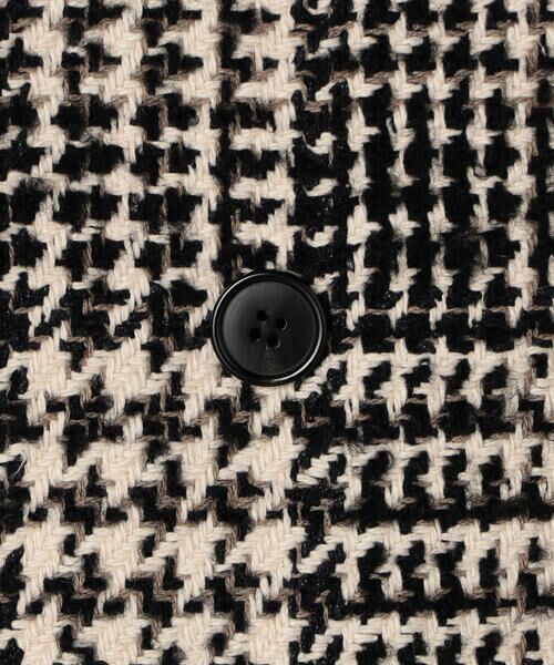 COMME CA COMFORT / コムサ・コンフォート（Lサイズ） その他アウター | 〔 TALLサイズ 〕 ロービングチェック ダブルブレストＡラインハーフコート | 詳細7