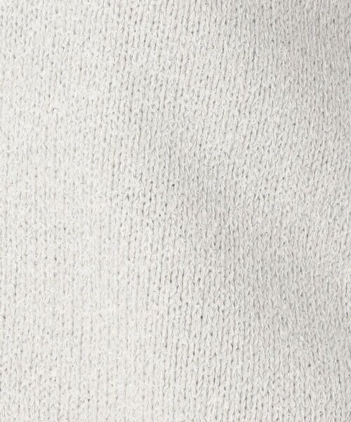 COMME CA COMFORT / コムサ・コンフォート（Lサイズ） ニット・セーター | 〔 TALLサイズ 〕 ラメブークレー カーディガン | 詳細13