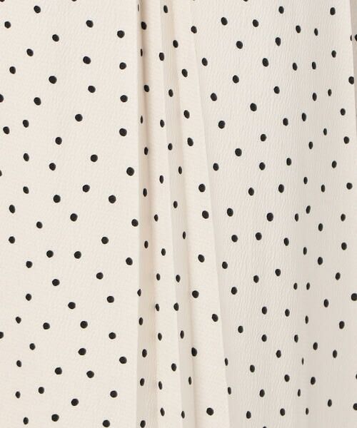 COMME CA COMFORT / コムサ・コンフォート（Lサイズ） ロング・マキシ丈スカート | 〔 TALLサイズ 〕 【セットアップ対応】ウェーブサテンドットプリント プリーツスカート | 詳細9