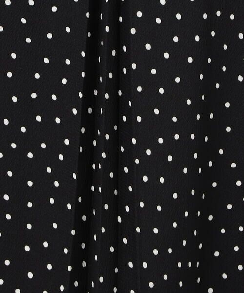 COMME CA COMFORT / コムサ・コンフォート（Lサイズ） ロング・マキシ丈スカート | 〔 TALLサイズ 〕 【セットアップ対応】ウェーブサテンドットプリント プリーツスカート | 詳細12