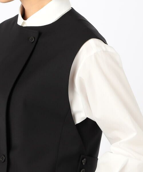 COMME CA COMFORT / コムサ・コンフォート（Lサイズ） ベスト | 〔 TALLサイズ 〕 【セットアップ対応】2WAYストレッチトロ ジレ | 詳細14