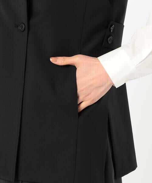 COMME CA COMFORT / コムサ・コンフォート（Lサイズ） ベスト | 〔 TALLサイズ 〕 【セットアップ対応】2WAYストレッチトロ ジレ | 詳細15