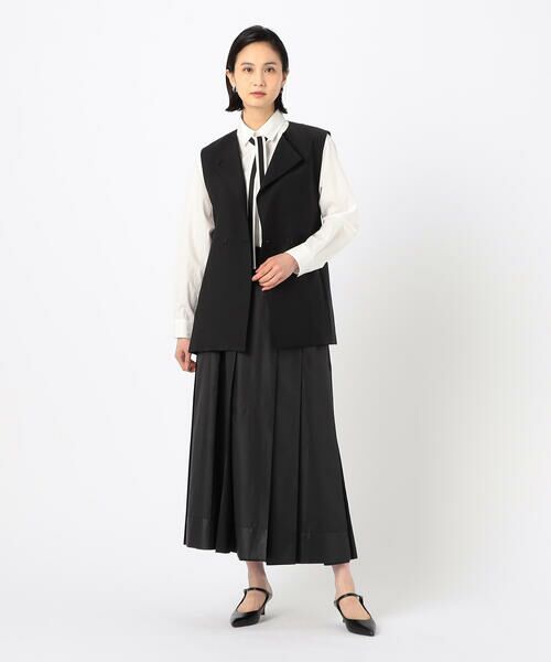 COMME CA COMFORT / コムサ・コンフォート（Lサイズ） ベスト | 〔 TALLサイズ 〕 【セットアップ対応】2WAYストレッチトロ ジレ | 詳細4