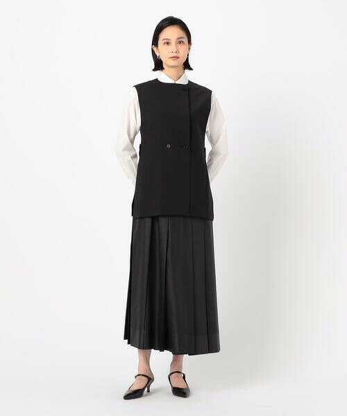 COMME CA COMFORT / コムサ・コンフォート（Lサイズ） ベスト | 〔 TALLサイズ 〕 【セットアップ対応】2WAYストレッチトロ ジレ | 詳細5