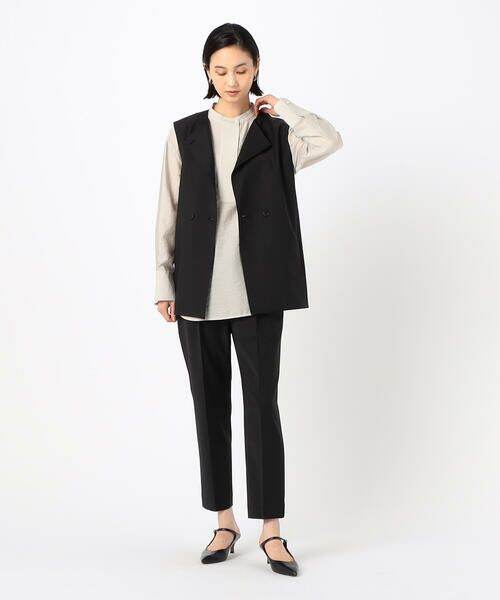 COMME CA COMFORT / コムサ・コンフォート（Lサイズ） ベスト | 〔 TALLサイズ 〕 【セットアップ対応】2WAYストレッチトロ ジレ | 詳細6