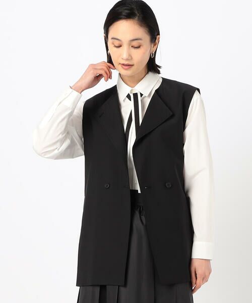 COMME CA COMFORT / コムサ・コンフォート（Lサイズ） ベスト | 〔 TALLサイズ 〕 【セットアップ対応】2WAYストレッチトロ ジレ | 詳細7