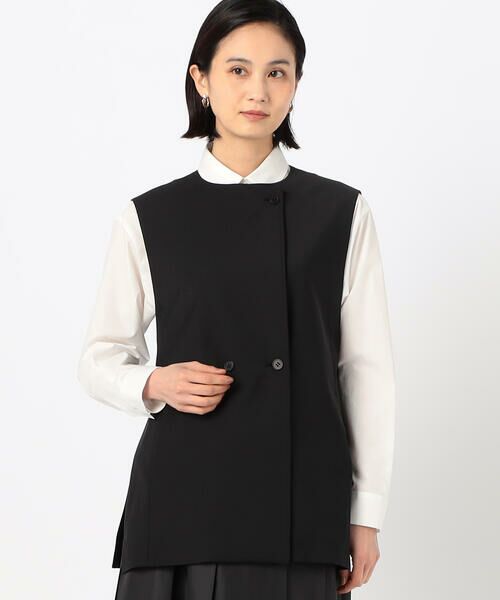 COMME CA COMFORT / コムサ・コンフォート（Lサイズ） ベスト | 〔 TALLサイズ 〕 【セットアップ対応】2WAYストレッチトロ ジレ | 詳細9
