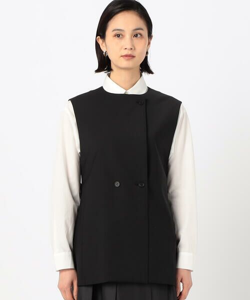 COMME CA COMFORT / コムサ・コンフォート（Lサイズ） ベスト | 〔 TALLサイズ 〕 【セットアップ対応】2WAYストレッチトロ ジレ | 詳細10