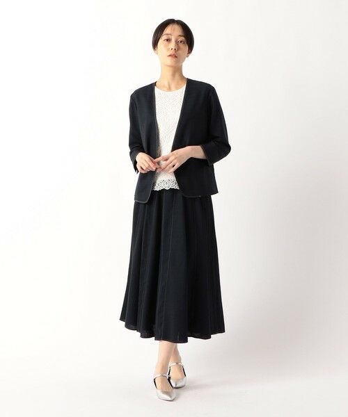 COMME CA COMFORT / コムサ・コンフォート（Lサイズ） シャツ・ブラウス | 〔 TALLサイズ 〕 ボタニカルラッセルレース ブラウス | 詳細2