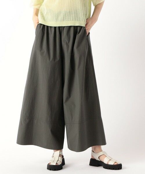 COMME CA COMFORT / コムサ・コンフォート（Lサイズ） その他パンツ | 〔 TALLサイズ 〕 コットンタイプライター ギャザーワイドパンツ | 詳細3