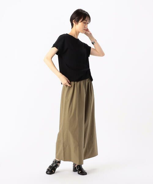 COMME CA COMFORT / コムサ・コンフォート（Lサイズ） その他パンツ | 〔 TALLサイズ 〕 コットンタイプライター ギャザーワイドパンツ | 詳細26